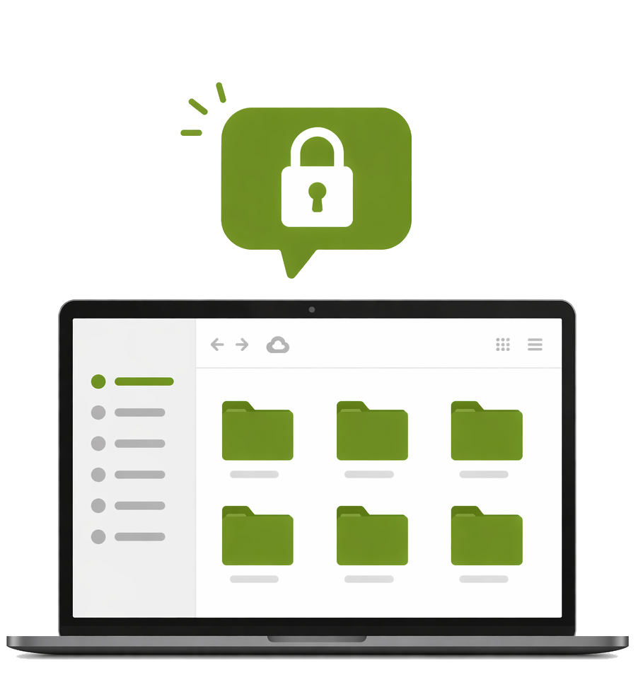 iDrop files interface